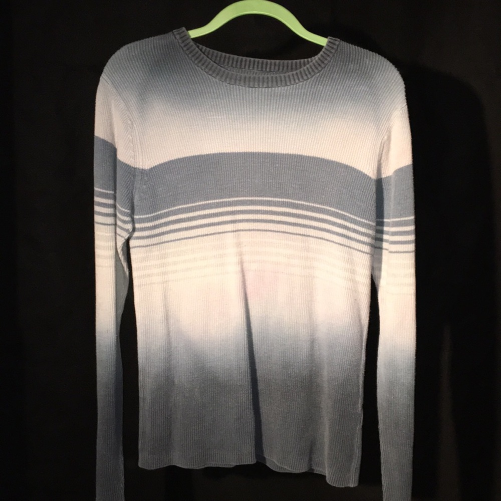 Perry ellis shaded blue sweater